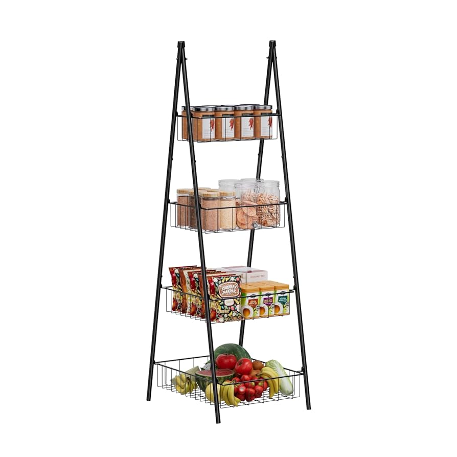 ★ Akari ★ WALLABY BASKET STAND Black ☆ Akari ☆ WALLABY BASKET STAND Black SunnyPoint Black 3